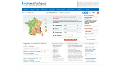 Desktop Screenshot of encheres-publiques.com